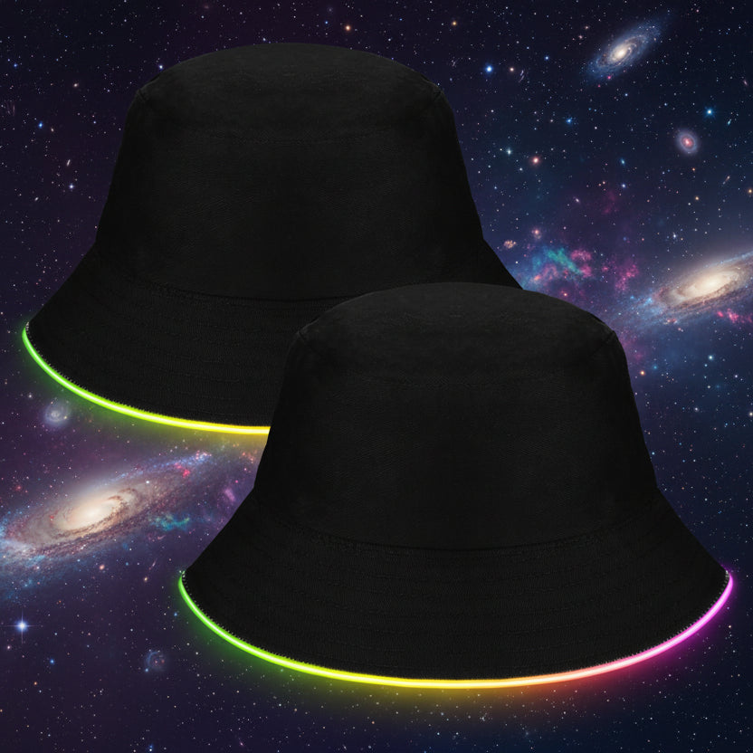 The Twin-Flames LED Bucket Hat Set