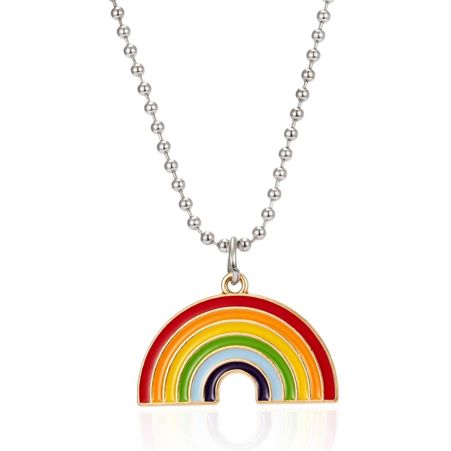 Rainbow Nebula Geometric Pride Jewelry Set